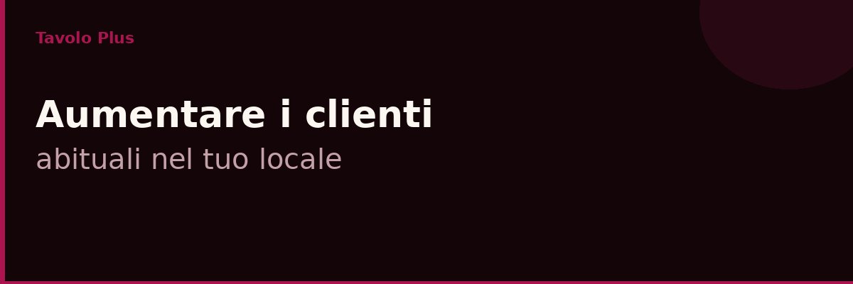 Come aumentare i clienti abituali nel tuo locale