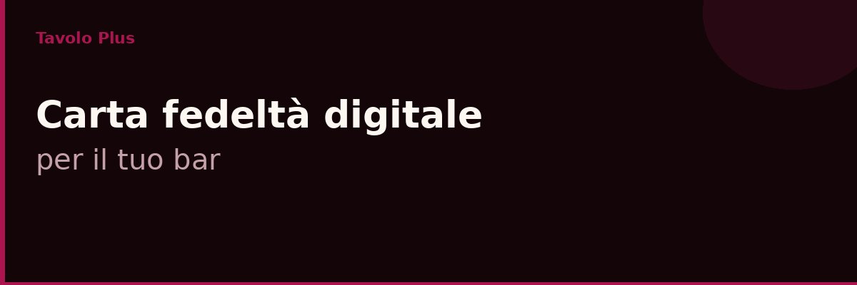 Carta fedeltà digitale per bar: perché conviene più della tessera cartacea