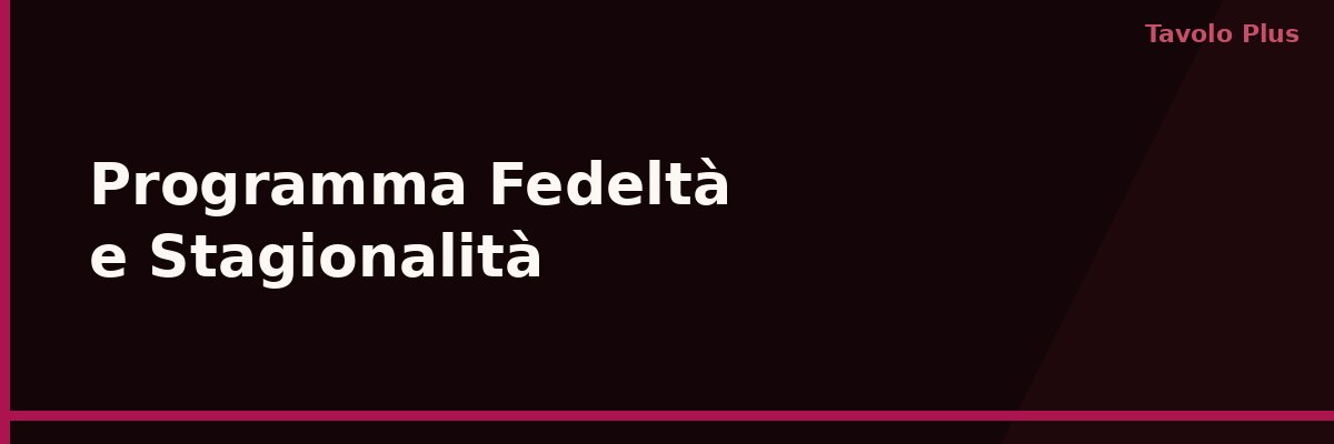 Programma Fedeltà e Stagionalità: Come Fidelizzare i Clienti Tutto l'Anno | Tavolo Plus