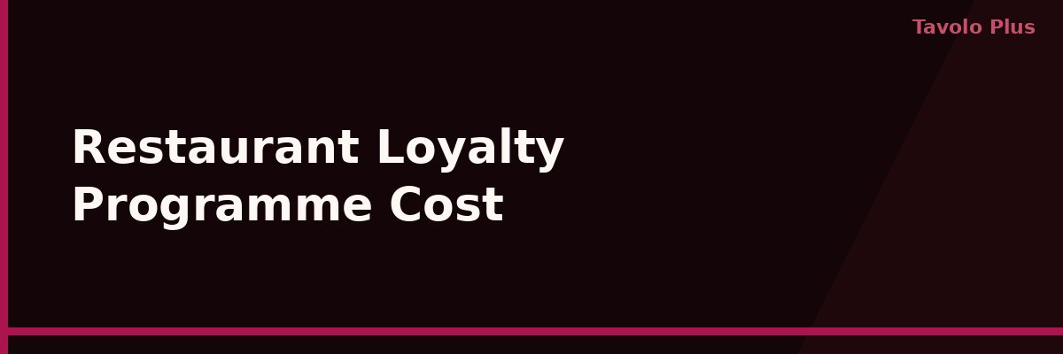 How Much Does a Restaurant Loyalty Programme Cost? A Clear Breakdown